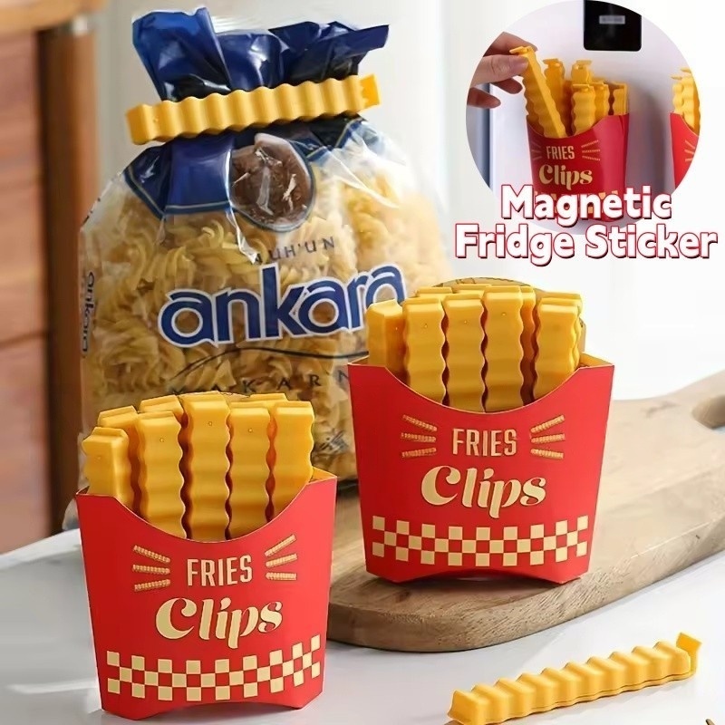 Food Snacks Gifts - Conjunto de 12 Clips de Vedação