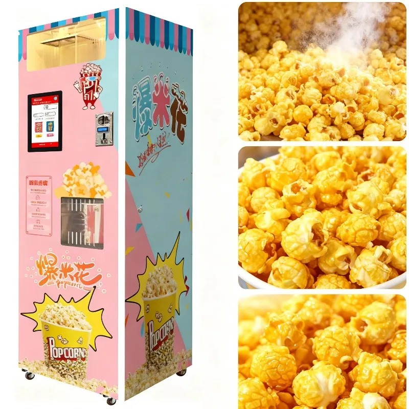 Food Snacks Vending Machine - Máquina de Pipoca Automática Inteligente de