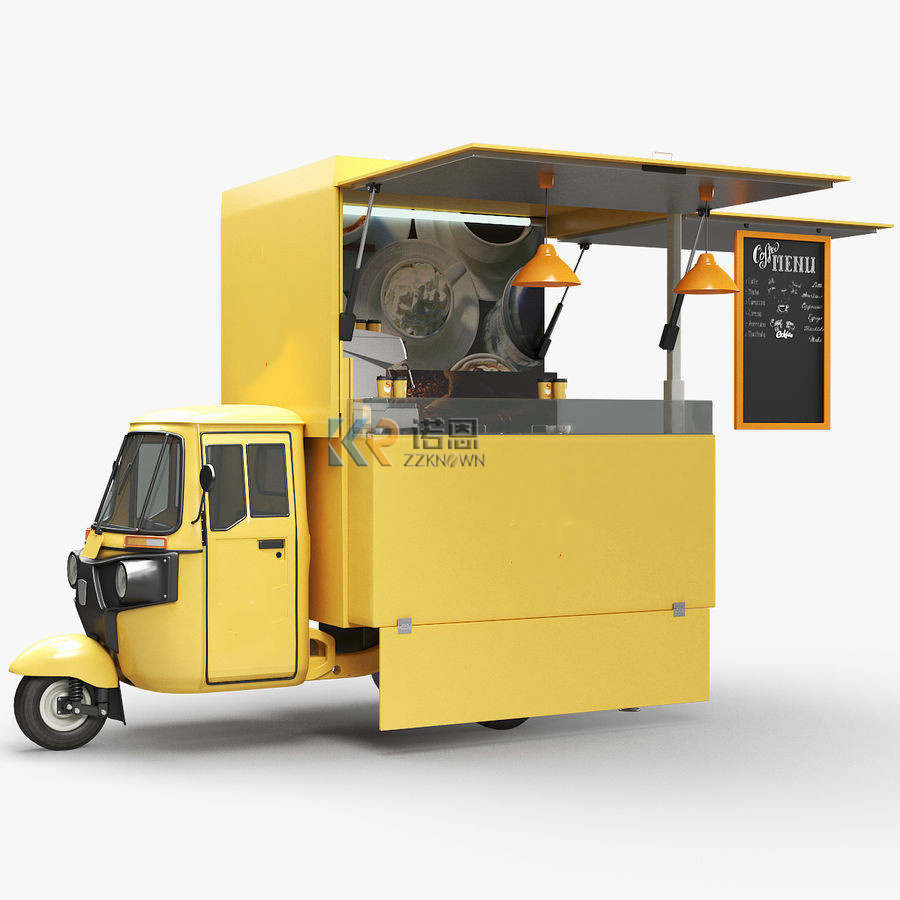 Street Food Snacks - Novo design de rua triciclo elétrico