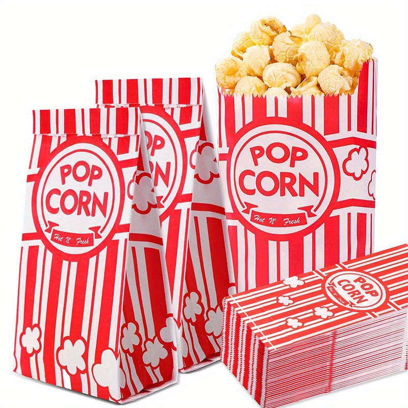 Food Snacks Gifts - 20/50 Sacos de Pipoca para Porções
