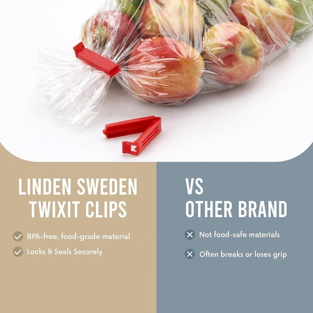 Clipes de Vedação para Sacos d - Quality Food Snacks avaliação e preço
