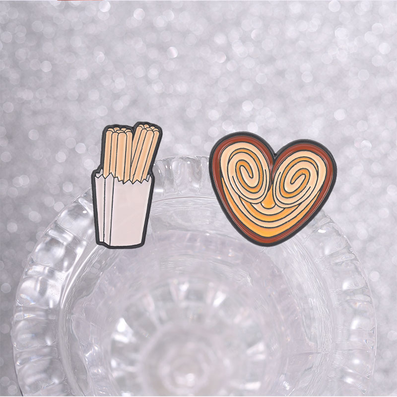 Pins Esmaltados de Comida Espa - Food Snacks Gifts avaliação e preço