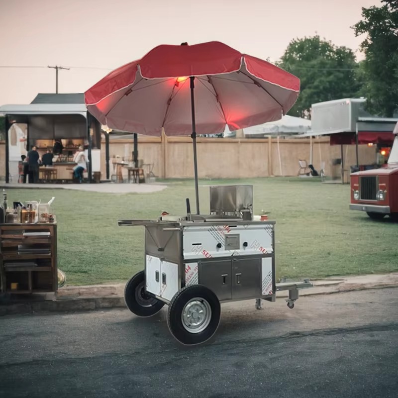Carrinho de Lanches Móvel Rebo - Street Food Snacks avaliação e preço