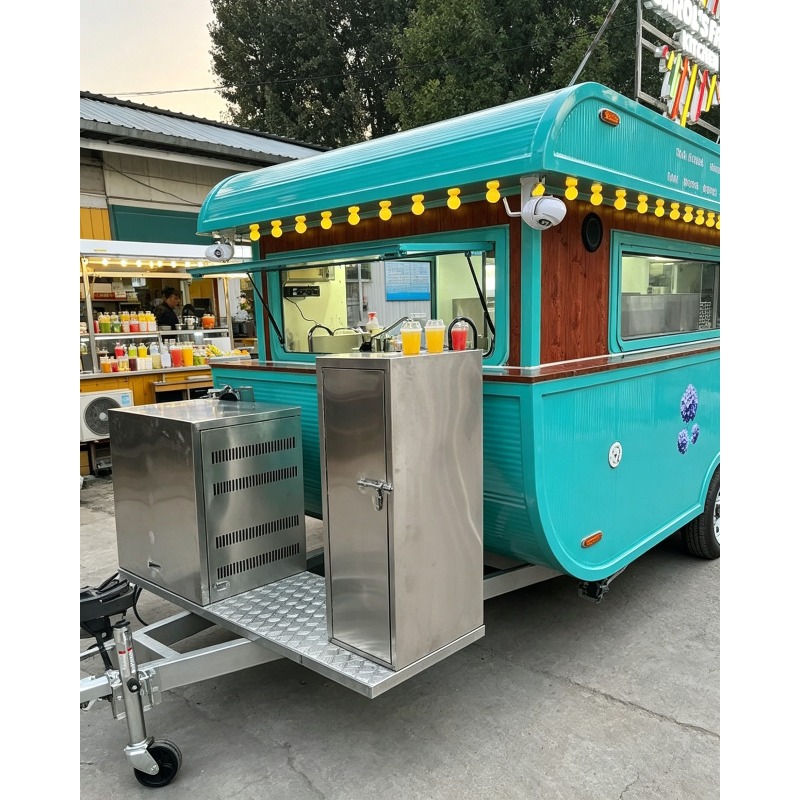 Carrinho de Comida Móvel para  - Street Food Snacks avaliação e preço