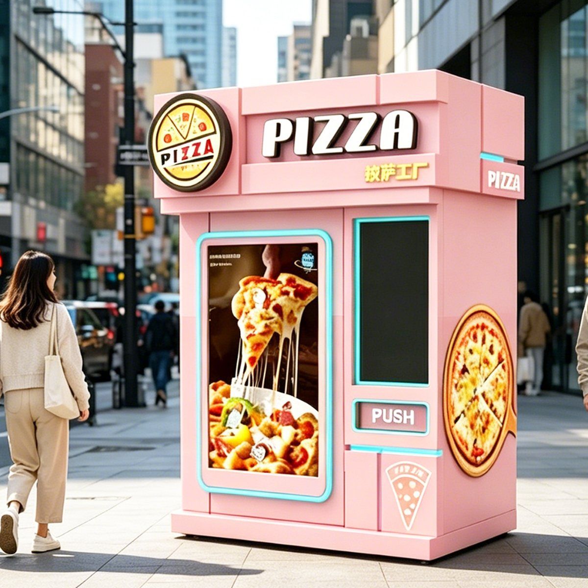 Máquina de Venda Automática de - Food Snacks Vending Machine avaliação e preço
