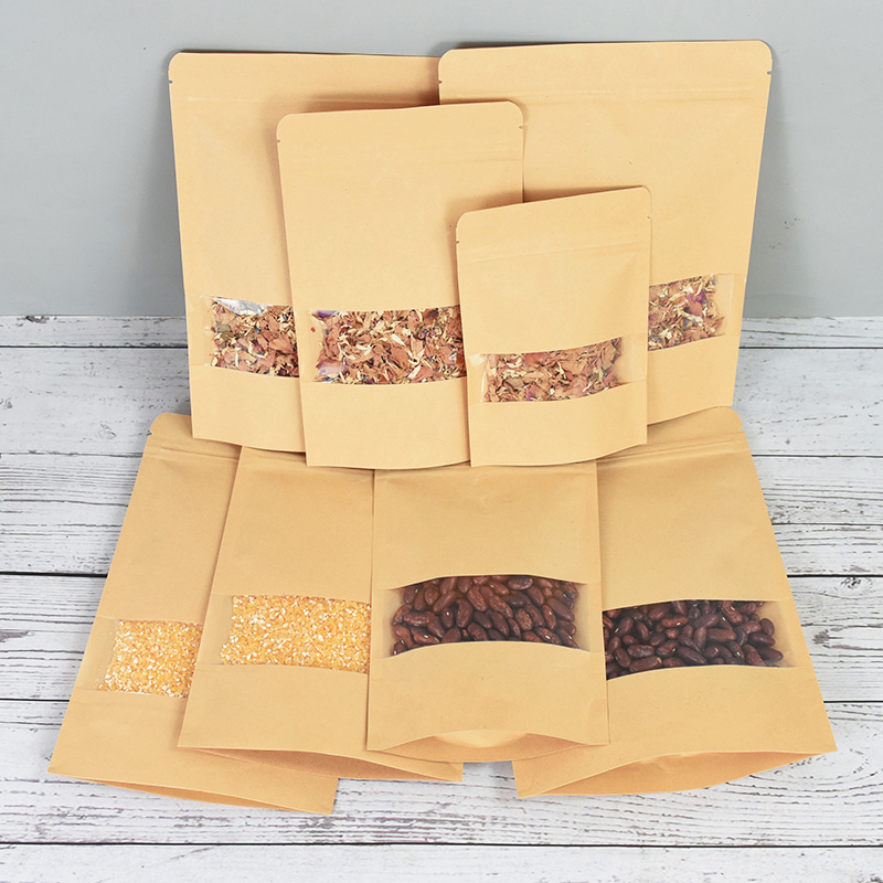 20/50 pçs sacos de papel kraft - Food Snacks Gifts avaliação e preço