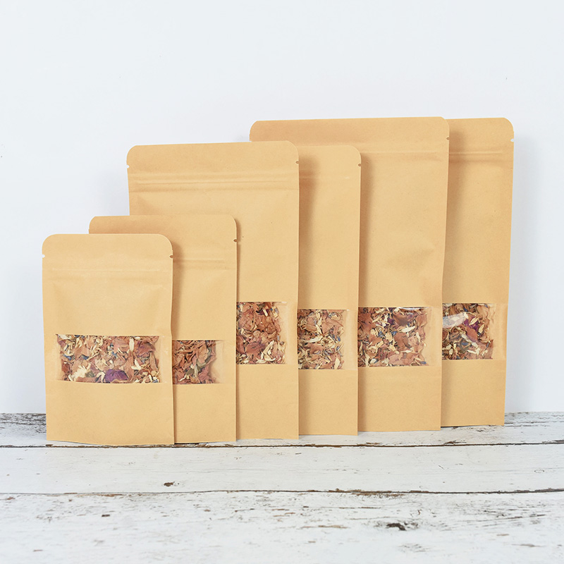 20/50 pçs sacos de papel kraft - Food Snacks Gifts avaliação e preço
