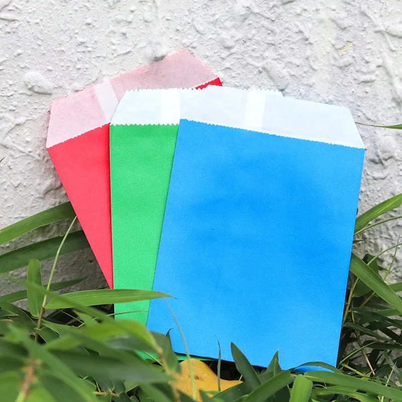 Saco de papel kraft colorido p - Food Snacks Gifts avaliação e preço