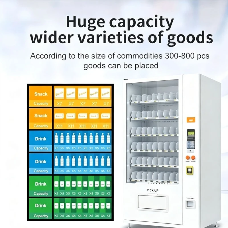 Máquina de Venda Automática de - Food Snacks Vending Machine avaliação e preço